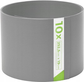 10 x TAŚMA OGRODZENIOWA OSŁONA NA OGRODZENIE PANEL PVC 2,525 x 19 cm