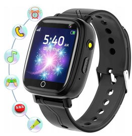 Smartwatch dla dzieci na kartę SIM z funkcją SOS, grami i aparatem |MENU PL