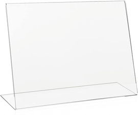 AKRYLOWY STOJAK REKLAMOWY POZIOMY A4 VITAdisplays