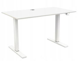 Biurko regulowane 120 x 69 cm, wysokość 74 - 116cm YULUKIA sprężyna gazowa