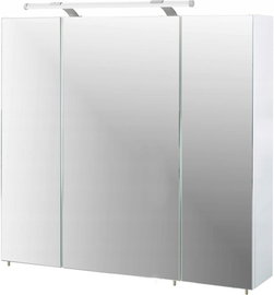SZAFKA ŁAZIENKOWA Z LUSTREM SCHILDMEYER 100x70,7x15,7CM BIEL - uszkodzona