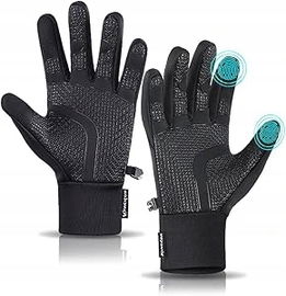 Rękawice sportowe rozmiar XL unisex odblaskowe touchscreen rower Magwave