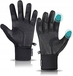 Rękawicze sportowe M unisex odblaskowe touchscreen rower bieganie Magwave