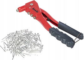 Szczypce do Nitów w Zestawie Nitami Aluminiowymi