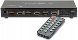 Rozdzielacz HDMI FeinTech VMS02400 2x4 UltraHD 4K 60Hz z audio