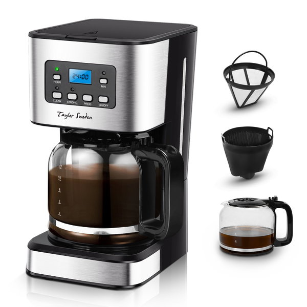 Ekspres przelewowy Taylor Swoden 300105QUK 1,5 l czarny 950W