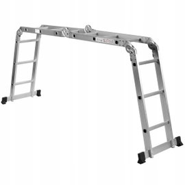 DRABINA ALUMINIOWA SKŁADANA 3,7 M 150 KG WIELOPOZYCYJNA
