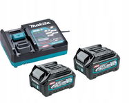 Zestaw zasilający Makita 40V XGT aku 2x2,5Ah BL4025 + DC40RA