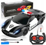 Samochód policyjny zdalnie sterowany 1:22 RC Car HOTUT 6+