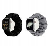 2 szt. Elastyczne i miękkie Paski do zegarków kompatybilne z Apple Watch