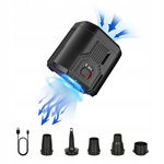 Pompka powietrza FLEXTAILGEAR EVO 1000l/min 3,5kPa USB-C 5 końcówek