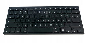 Klawiatura Bluetooth ultra cienka do iPAD, Iphone EMETOK QWERTY J. niem.