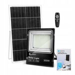 Naświetlacz Solarny LED 300W | 2000lm | Panel Solarny 25W | IP66 | Pilot