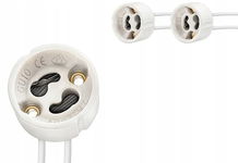 3x Oprawka GU10 ceramiczna LED halogen 250V 300W przewód 15cm