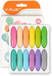 Kredki YPLUS Peanut Crayons 12 kolorów, zmywalne, nietoksyczne, dzieci 1-8