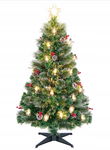 Sztuczna Choinka 150 cm LED Światełka + Szyszki i Jagody CM24828DE