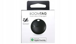 Lokalizator Boompods Boomtag czarny współpracuje z Apple Find My