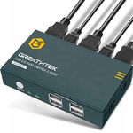 Przełącznik SWITCH USB 2 porty HDMI Ultra HD 4K GREATHTEK KVM GHT-S7225H
