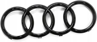 ORGINALNY EMBLEMAT LOGO GRILL CZARNY AUDI A3 A4 A5 A6 A7
