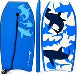 Deska surfingowa z paskiem zabezpieczającym 94x47x5.5cm GOPLUS 12+