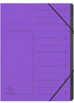 Teczka wieloczęściowa ze zszytym grzbietem - Rozmiar 245 x 320 mm A4