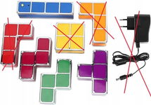 LAMPKA NOCNA LED DLA DZIECI TETRIS