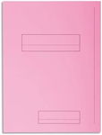 48x Kartonowa teczka na dokumenty 210g/m²A4 różowa