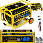 AGREGAT PRĄDOTWÓRCZY GENERATOR PRZENOŚNY 1 FAZA Kraft 3800W 12/230V benzyna