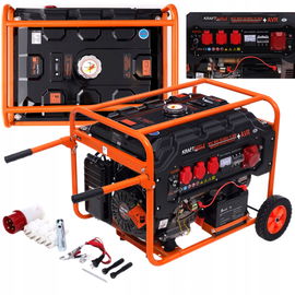 AGREGAT PRĄDOTWÓRCZY GENERATOR10,3kW/15KM 400V 3x230V 12V AVR MIEDŹ Elekt. START