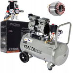 KOMPRESOR BEZOLEJOWY 50L 2 TŁOKI 2 POMPY SPRĘŻARKA 230V SEPARATOR **KRAFT