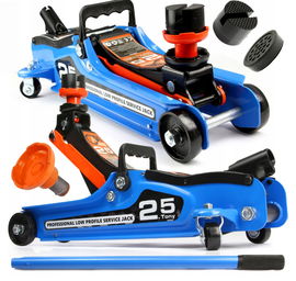 PODNOŚNIK SAMOCHODOWY NISKOPROFILOWY LEWAREK ŻABA GUMA 2.5T 10-40CM