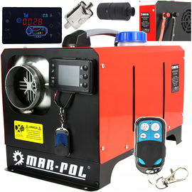 NAGRZEWNICA SPALINOWA DMUCHAWA OLEJOWA OGRZEWANIE POSTOJOWE 12kW 12V 230V