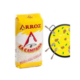 RYŻ OKRĄGŁY DO PAELLI LA CAMPANA 1 KG