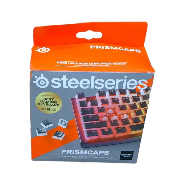 Nakładki SteelSeries PrismCaps Double-Shot Pudding Czarn (układ DE)