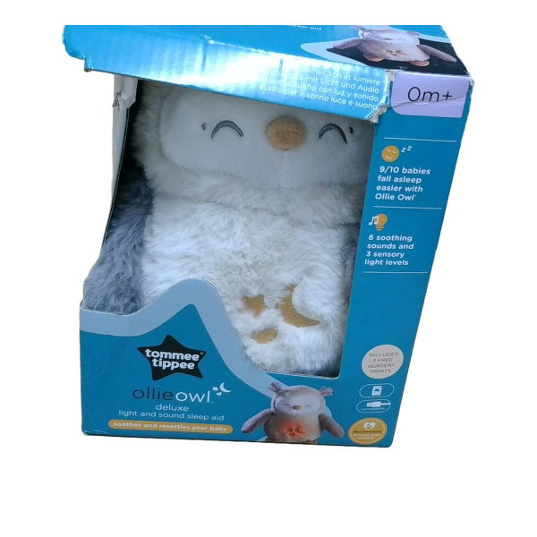 Tommee Tippee OllieOwl Deluxe szumik lampka CrySensor zasilany USB