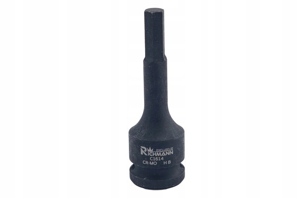 Nasadka udarowa imbusowa HEX H8 1/2" 78 mm Cr-Mo RICHMANN C1614