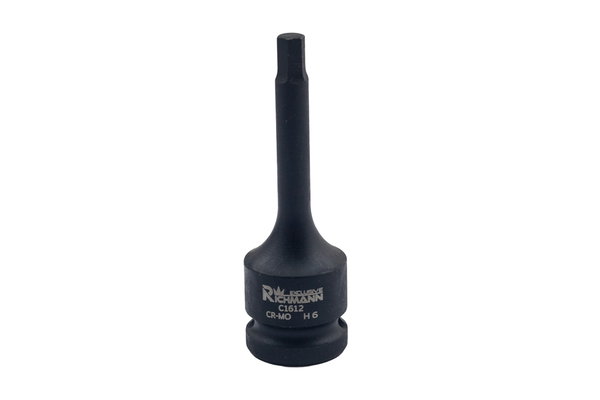 Nasadka udarowa imbusowa HEX H6 1/2" 78 mm Cr-Mo RICHMANN C1612