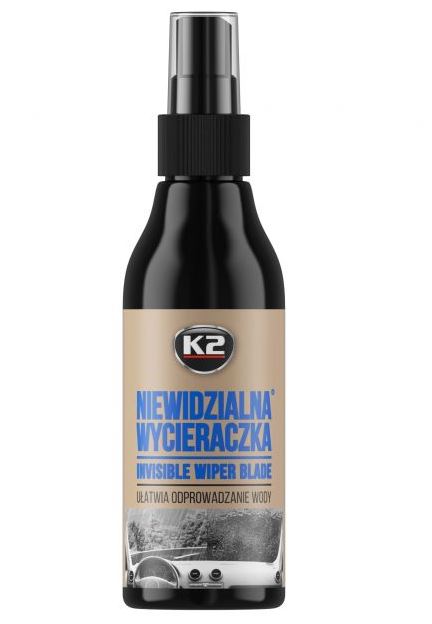 K2 Niewidzialna Wycieraczka 150 ml Hydrofobowa Powłoka do Szyb i Reflektorów