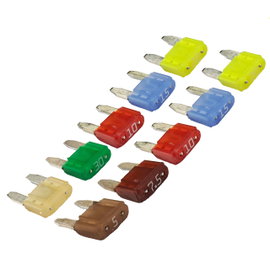 Zestaw bezpieczników samochodowych MINI/MINIVAL 10 szt. 5A-30A LITTELFUSE