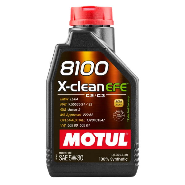 Olej silnikowy MOTUL 8100 X-CLEAN EFE 5W-30 1 l, syntetyczny, ACEA C2/C3
