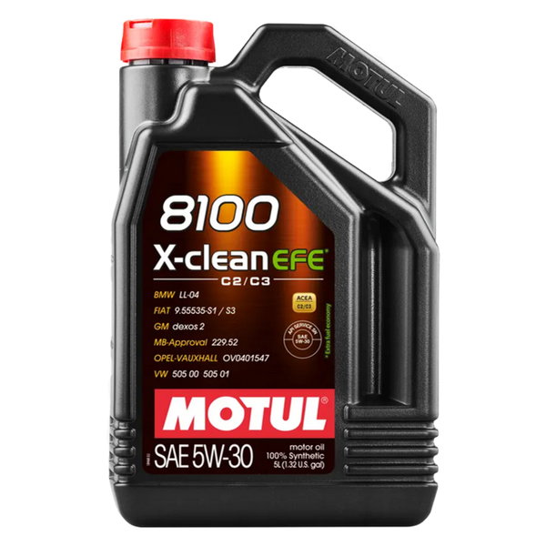 Olej silnikowy Motul 8100 X-CLEAN EFE 5W-30 C2/C3, syntetyczny, 5 l