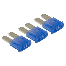 Bezpieczniki samochodowe płytkowe Micro2 Littelfuse 15 A, 32 V, 3 szt.