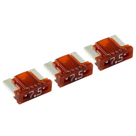 Bezpieczniki samochodowe MTA Mini Low Profile 7,5 A, niski profil, 3 szt.
