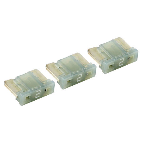 Bezpiecznik samochodowy płytkowy MINI Low Profile MTA 2 A, 3 sztuki