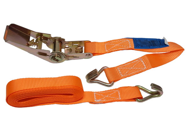 Pas transportowy z napinaczem 1 t, 4 m, 27 mm, EN 12195-2:2000