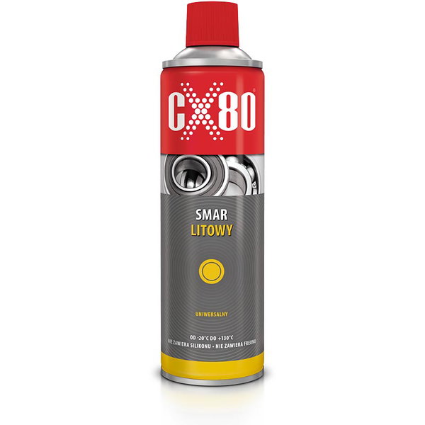 CX80 smar litowy uniwersalny 500 ml, zakres temperatur od -20°C do +130°C