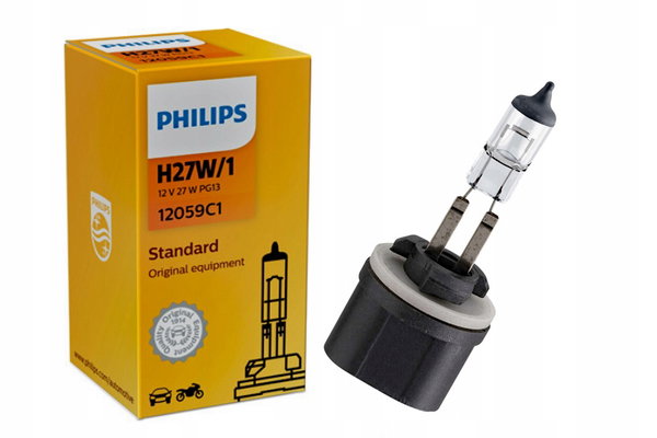 Żarówka samochodowa Philips H27W/1 PG13 12 V 27 W do reflektora przeciwmgłowego