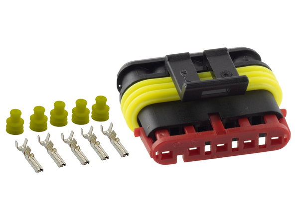 Wtyczka Superseal 1.5, 5-pinowa, hermetyczna z uszczelkami