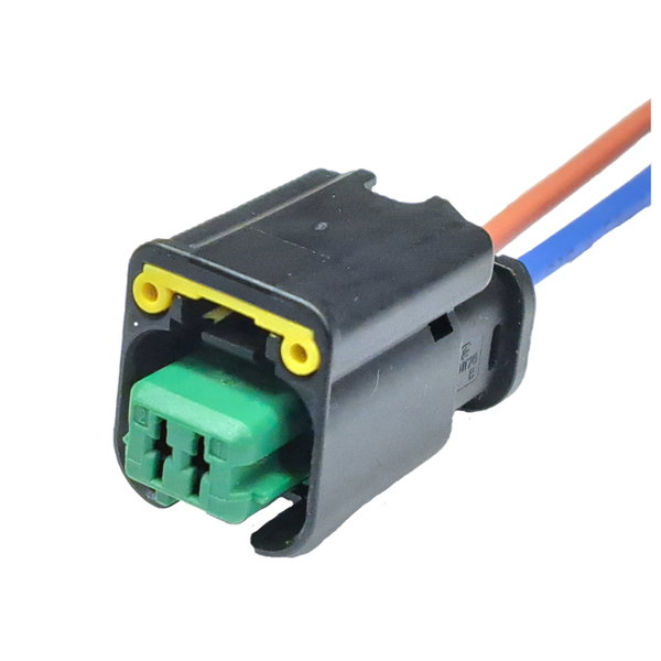 Wiązka kostka wtyczka wtyk żeński SICMA-2 zielona HP CONNECTOR GREEN