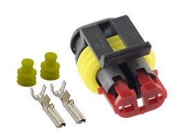 Wtyczka 2-piny SUPERSEAL 1.5 z uszczelkami hermetyczna